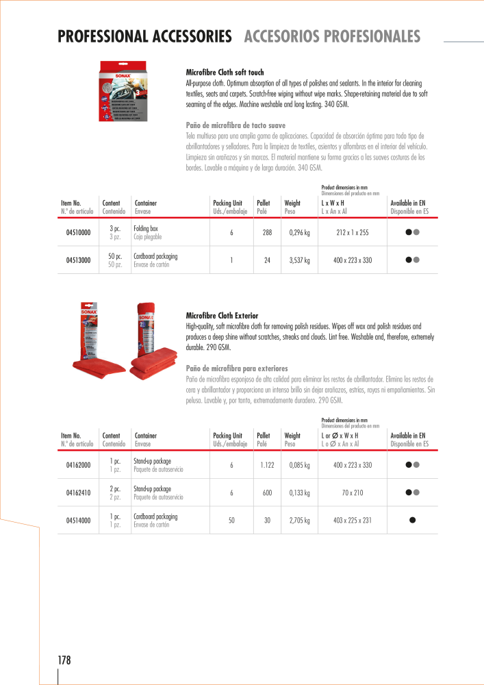 SONAX General Catalogue NR.: 20556 - Seite 175