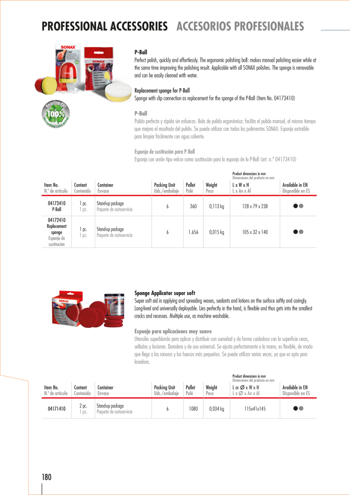 SONAX General Catalogue NR.: 20556 - Seite 177