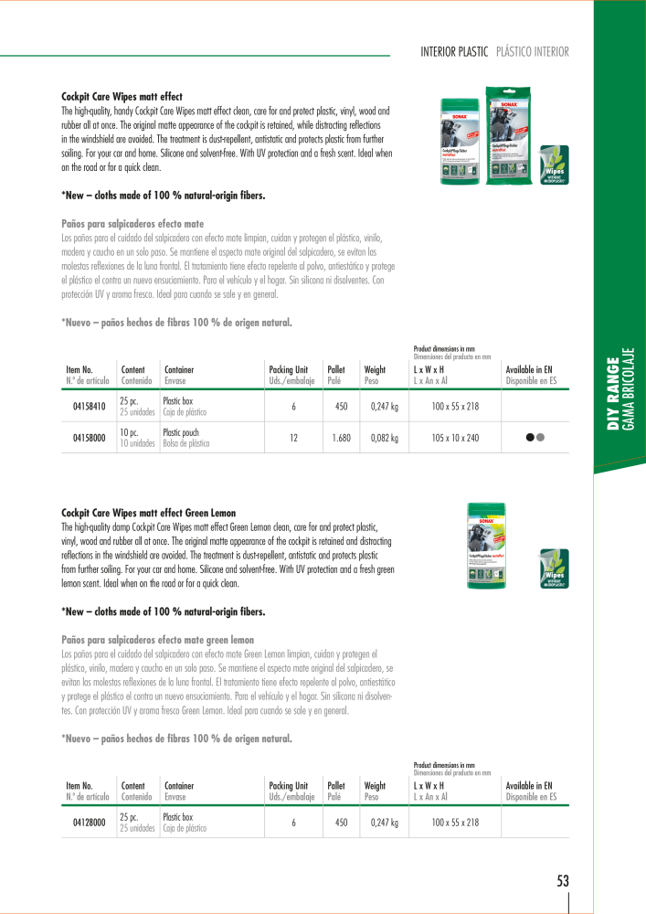 SONAX General Catalogue Nb. : 20556 - Page 50