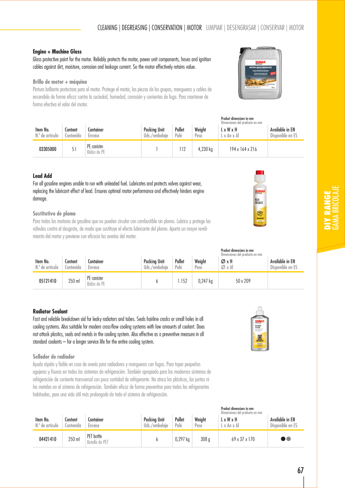 SONAX General Catalogue NO.: 20556 - Page 64