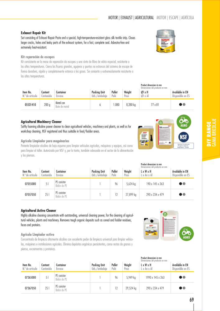 SONAX General Catalogue NR.: 20556 - Side 66