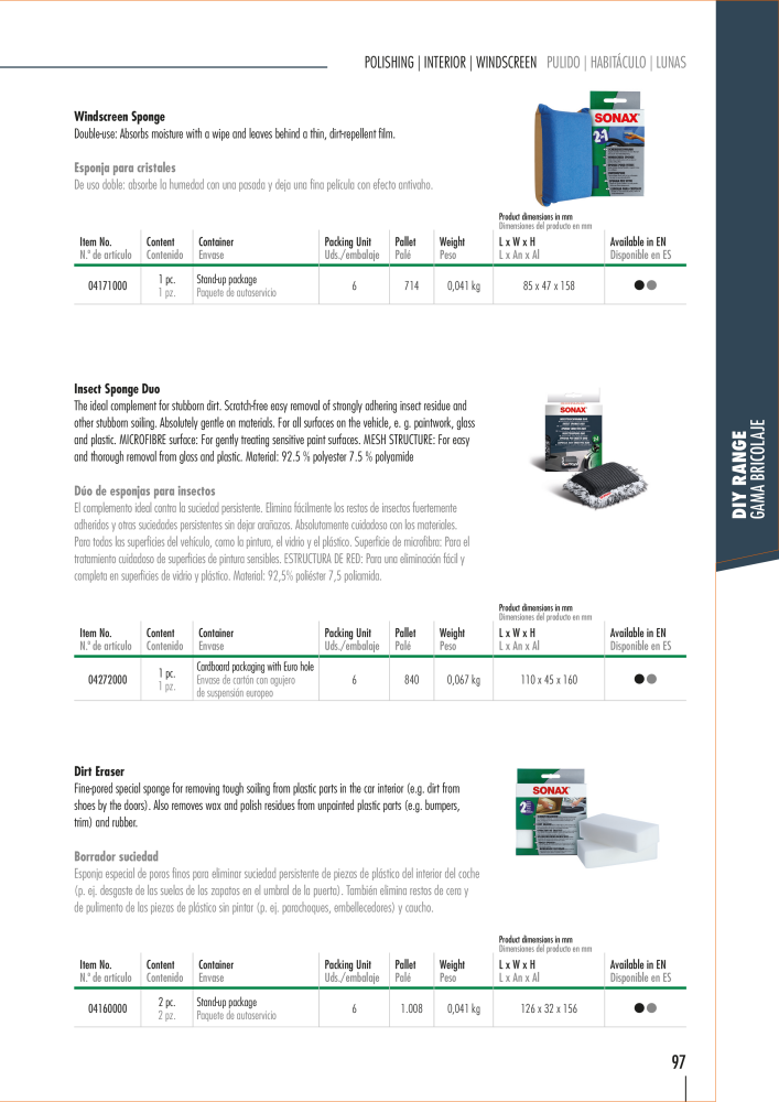 SONAX General Catalogue Nº: 20556 - Página 94