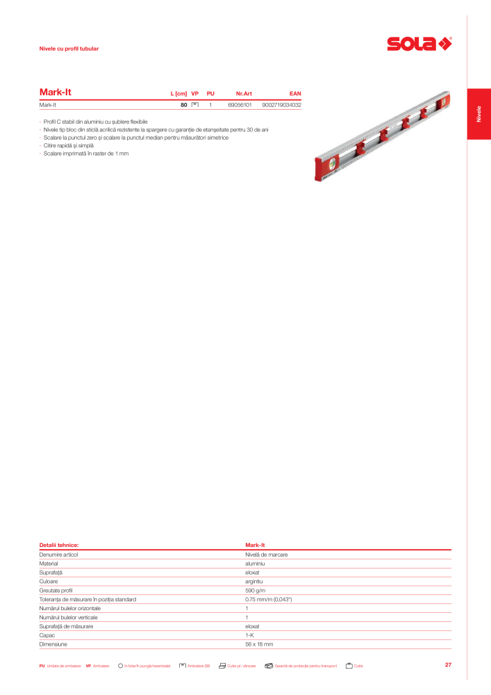 Catalogul principal de instrumente de măsurare SOLA NR.: 20563 - Strona 29