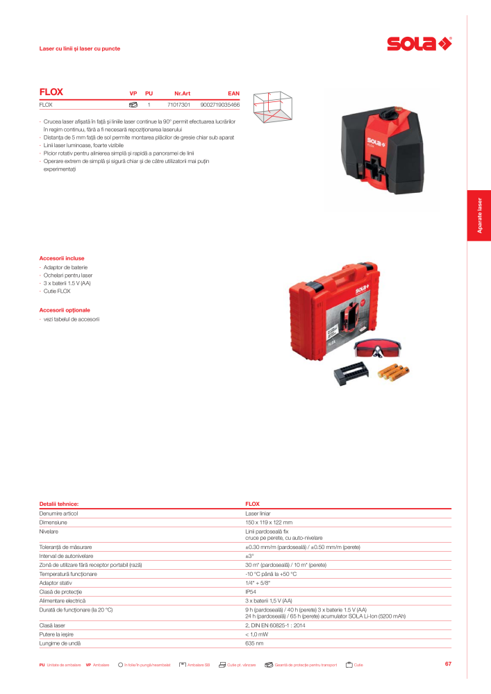 Catalogul principal de instrumente de măsurare SOLA Nº: 20563 - Página 69