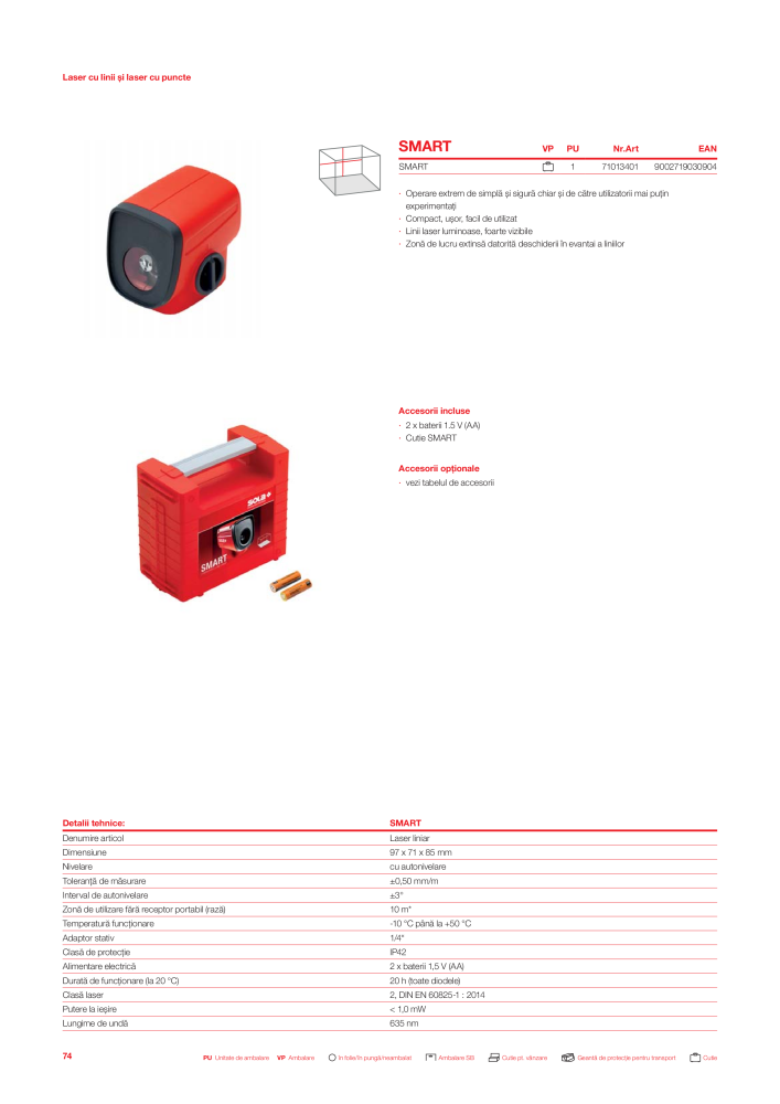 Catalogul principal de instrumente de măsurare SOLA NR.: 20563 - Seite 76