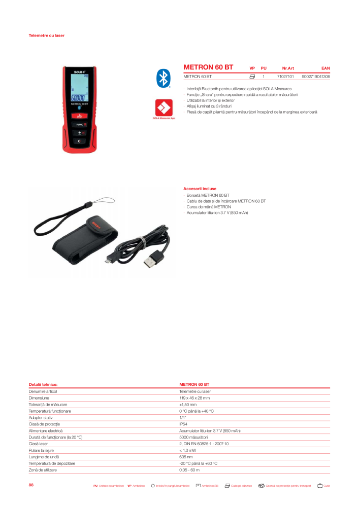 Catalogul principal de instrumente de măsurare SOLA NR.: 20563 - Strona 90