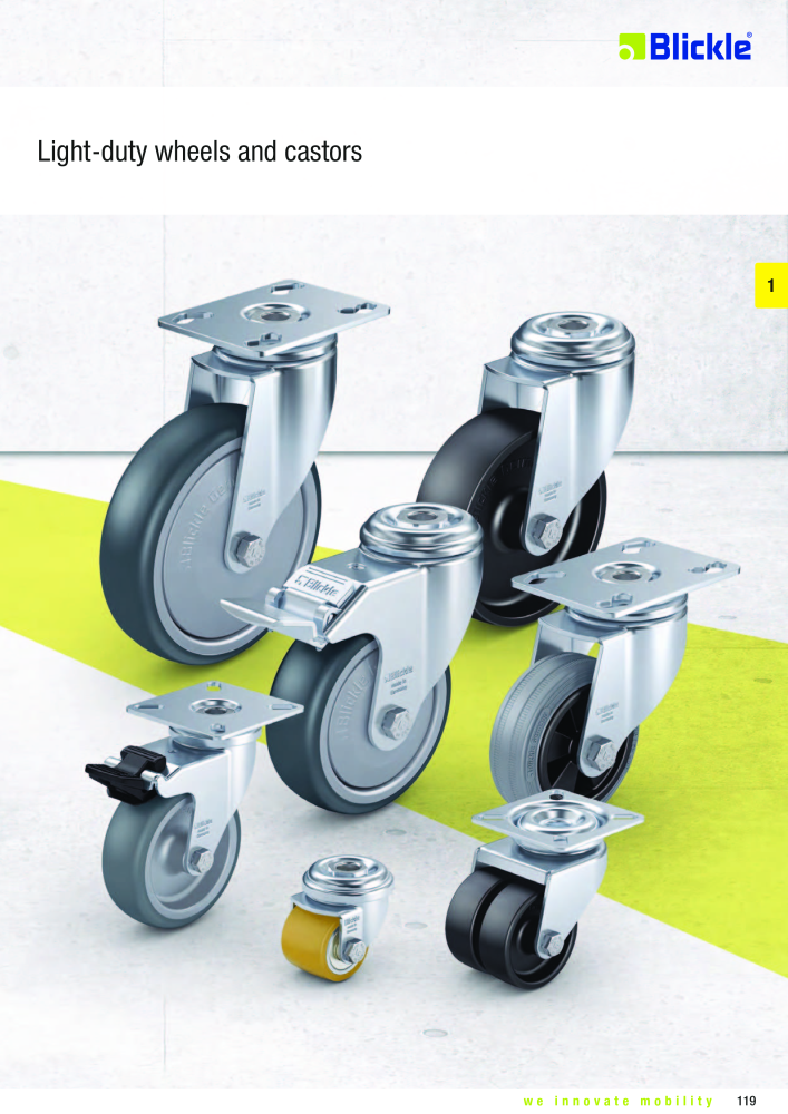 BLICKLE - Light-duty wheels and castors NO.: 20569