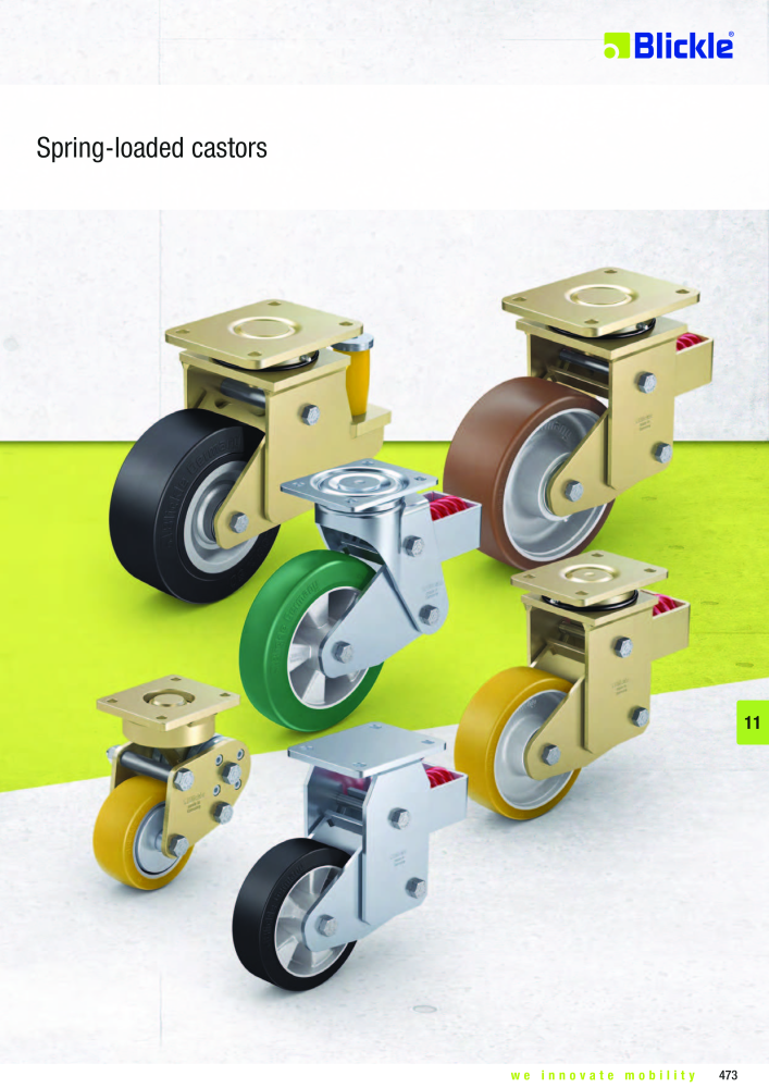 BLICKLE - Spring-loaded castors Nº: 20579