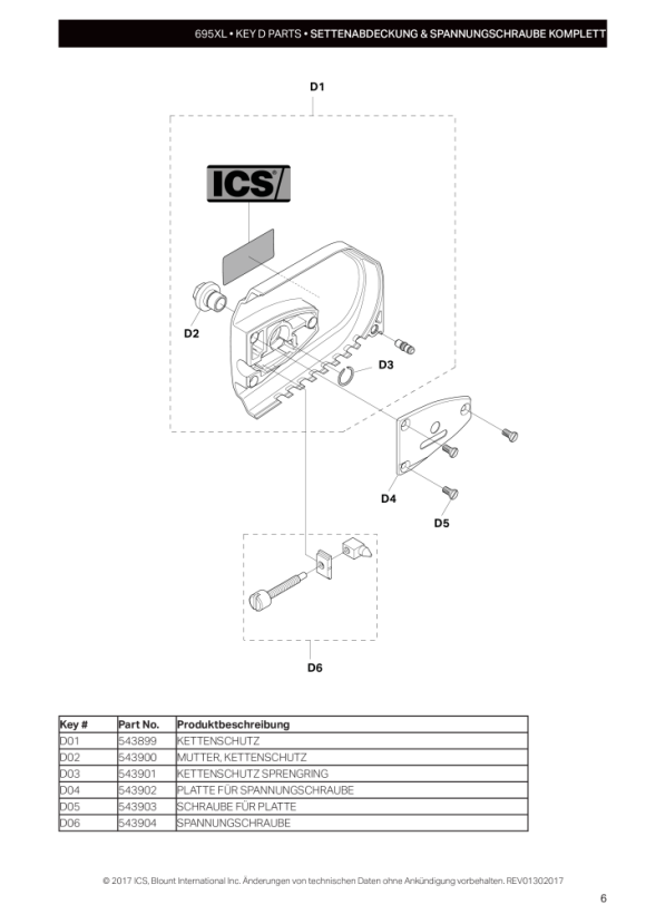 ICS CLUTCH, KIT 695GC 547856