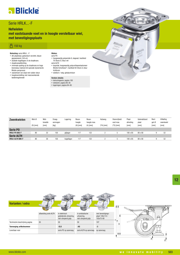 BLICKLE - Compacte en hefwielen NO.: 20699 - Page 13