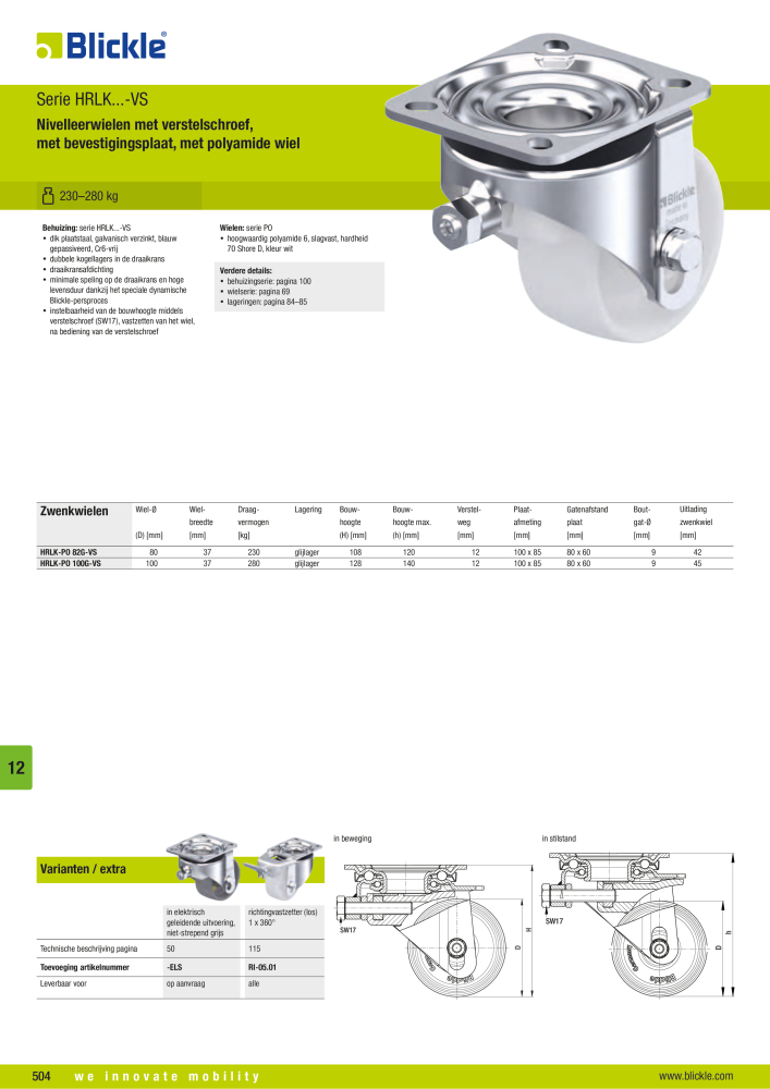 BLICKLE - Compacte en hefwielen NO.: 20699 - Page 14