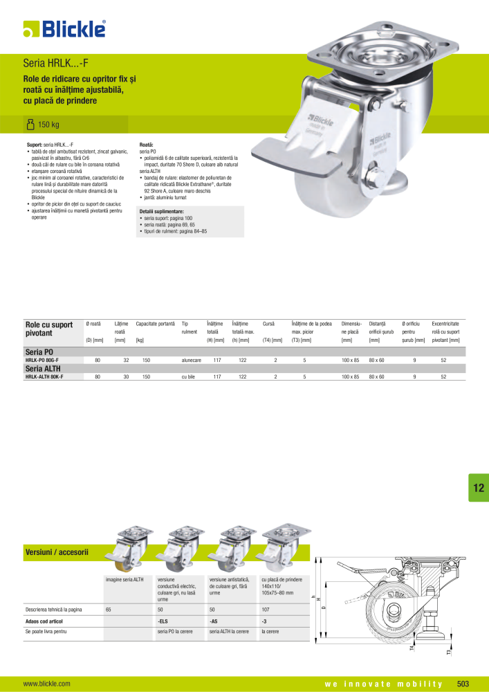BLICKLE - Role compacte și de ridicare n.: 20750 - Pagina 13