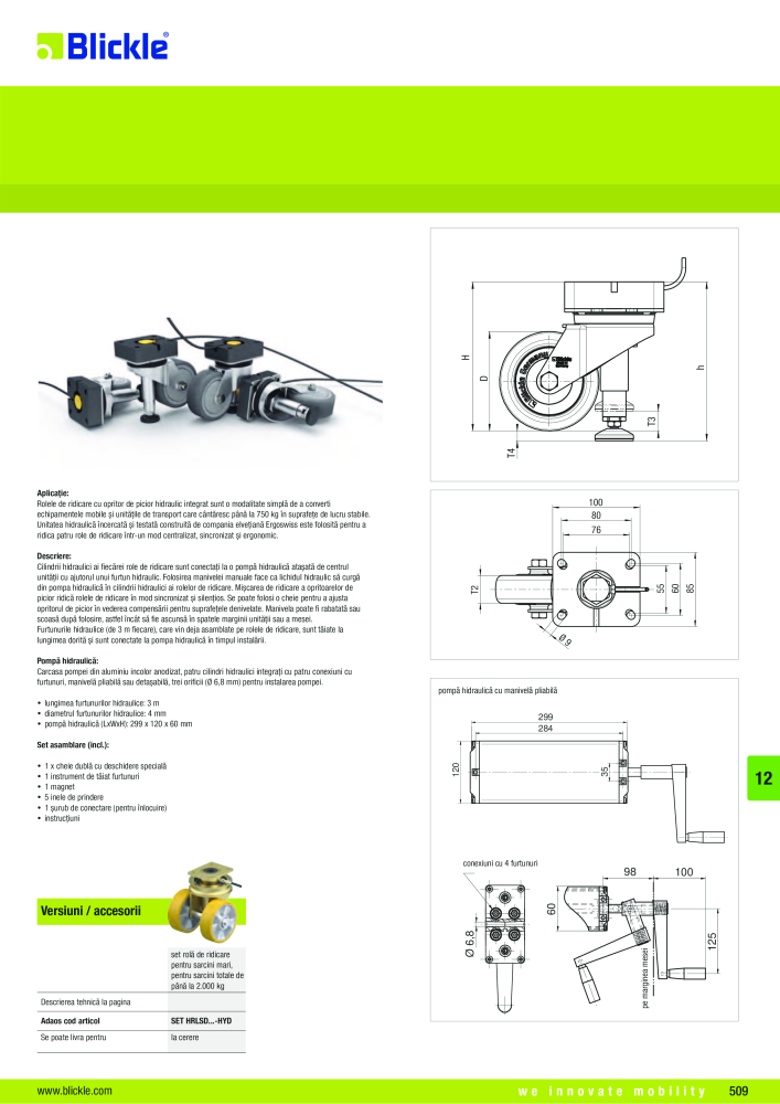 BLICKLE - Role compacte și de ridicare NO.: 20750 - Page 19