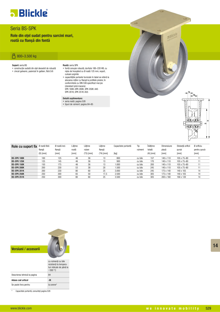 BLICKLE - Roți și role cu flanșă NR.: 20752 - Pagina 7