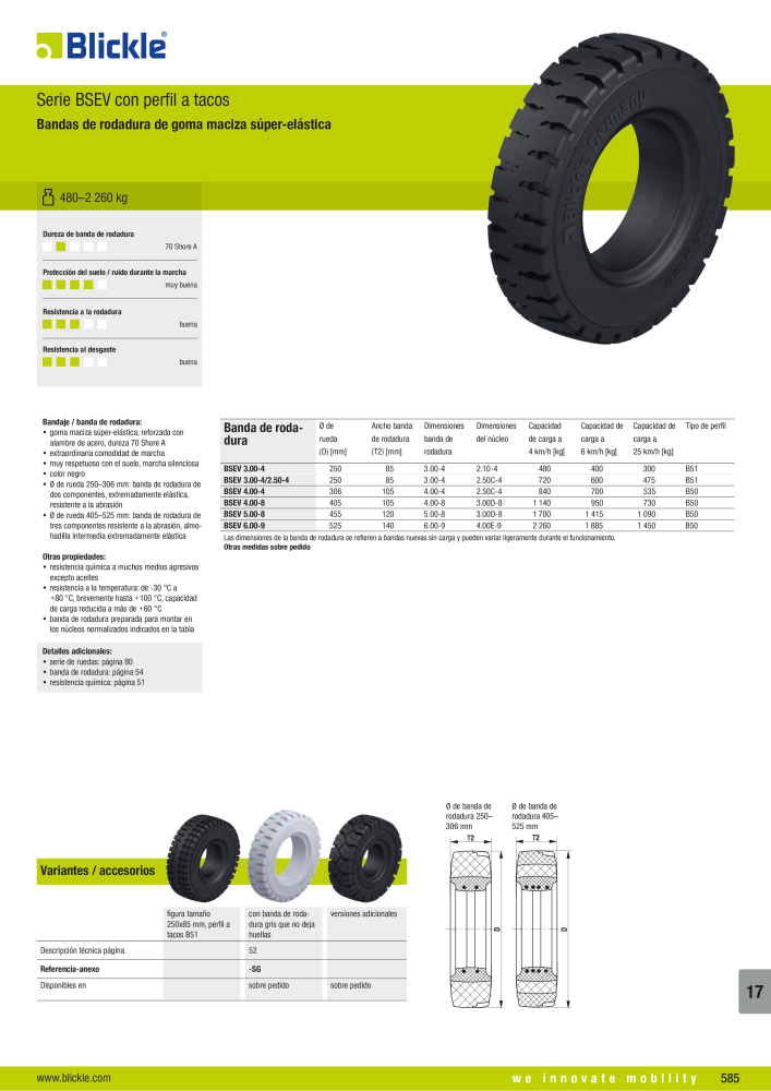 BLICKLE - Bandas de rodadura y bandajes Nº: 20772 - Página 5