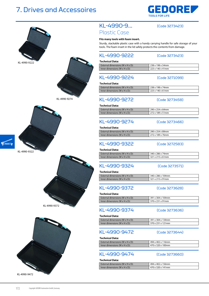 Gedore Specialty tools catalogue NO.: 20811 - Page 172