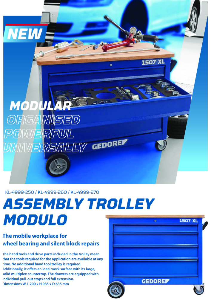 Gedore Specialty tools catalogue n.: 20811 - Pagina 188