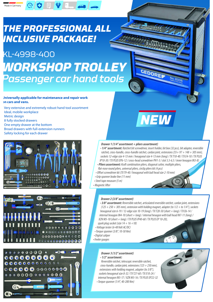 Gedore Specialty tools catalogue NO.: 20811 - Page 203