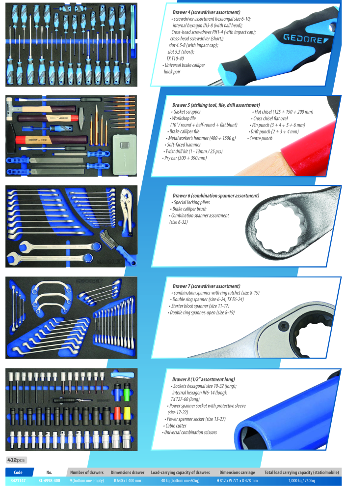 Gedore Specialty tools catalogue n.: 20811 - Pagina 204