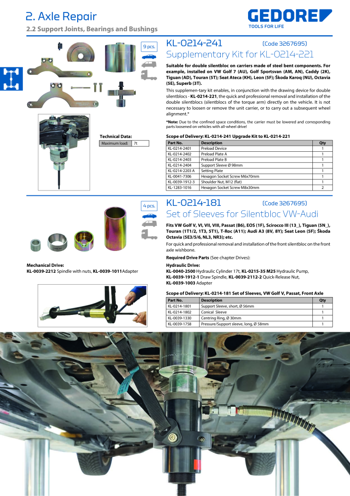 Gedore Specialty tools catalogue NR.: 20811 - Strona 40