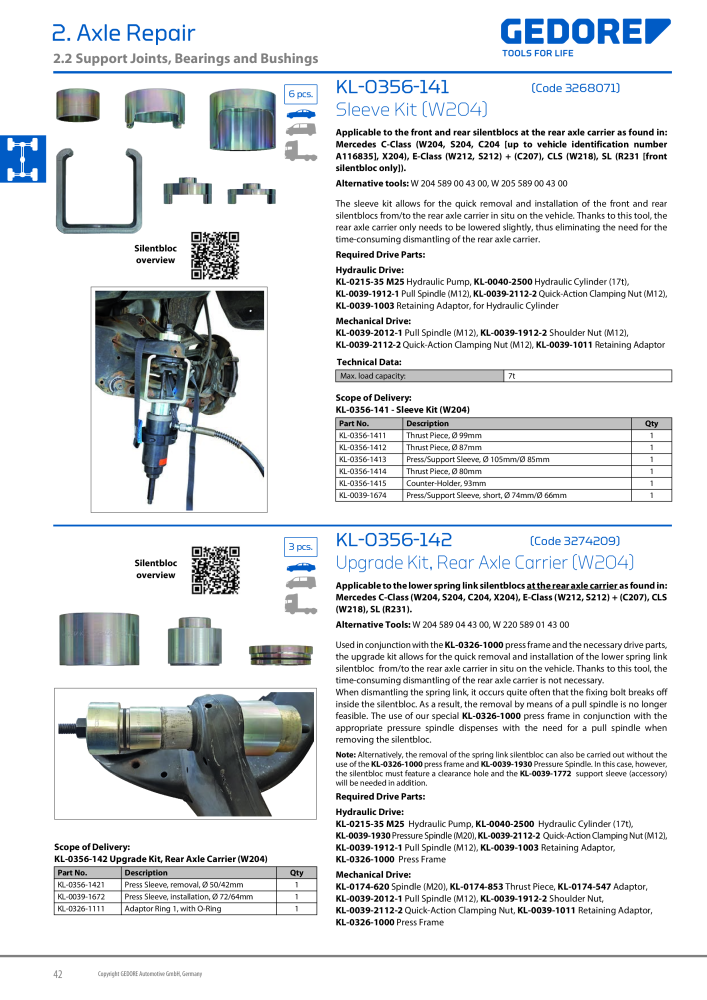 Gedore Specialty tools catalogue NO.: 20811 - Page 42