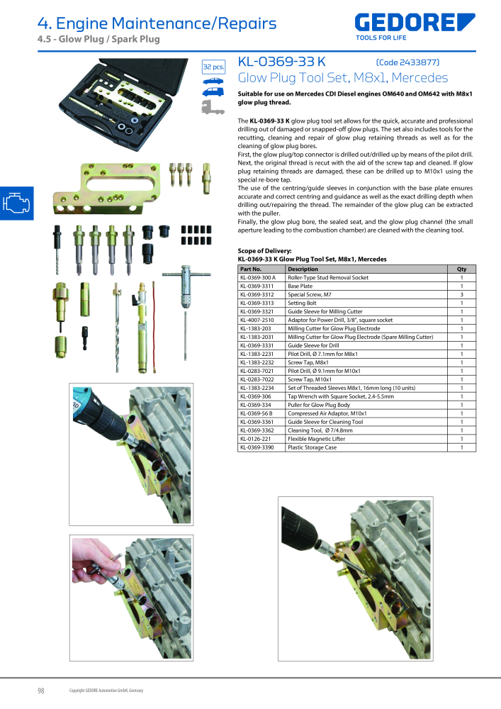 Gedore Specialty tools catalogue n.: 20811 - Pagina 98