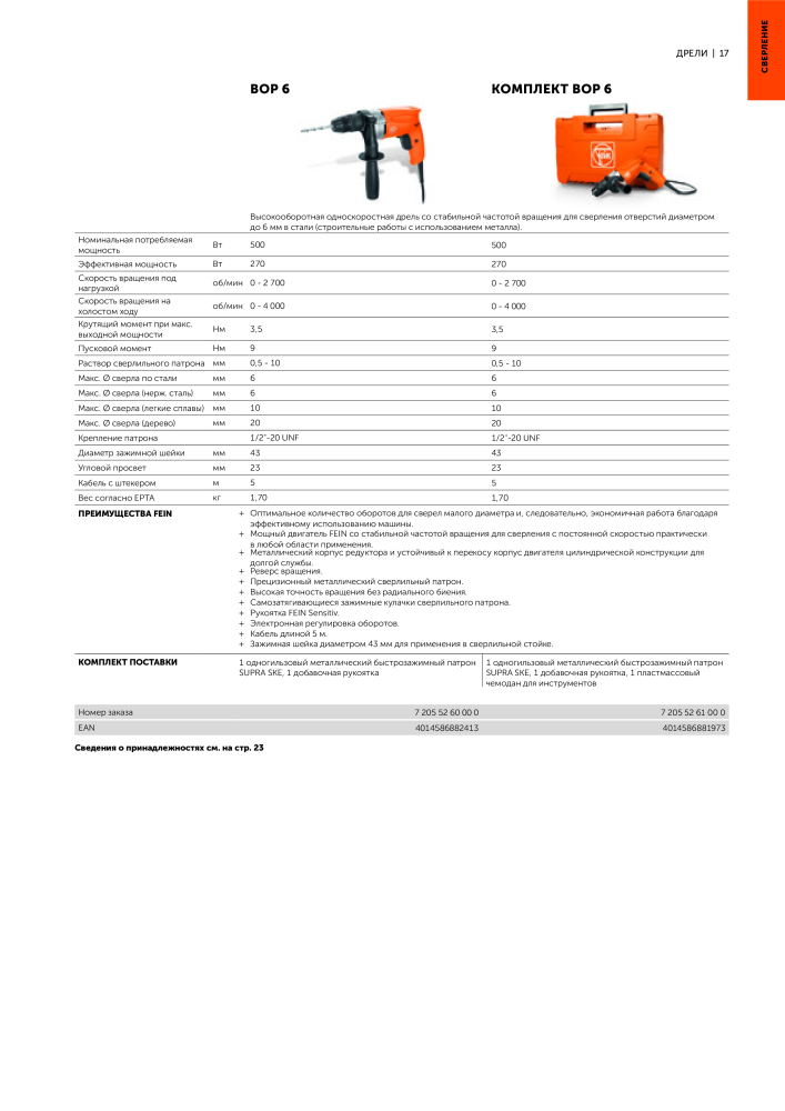 FEIN Каталог электроинструментов NEJ.: 20817 - Sida 19