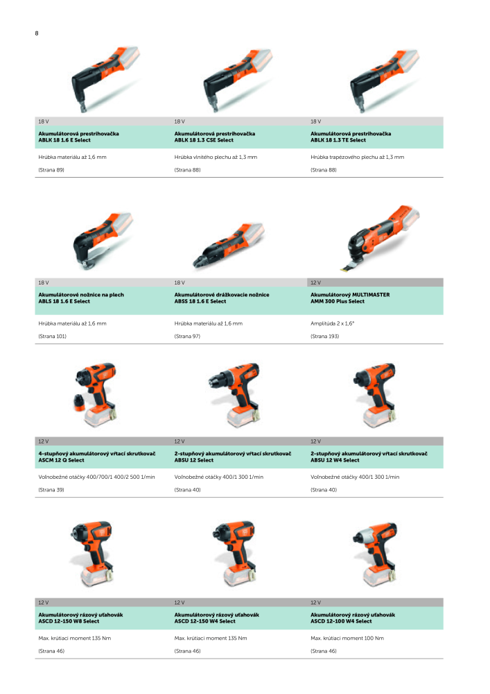 FEIN Katalóg elektrického náradia NR.: 20818 - Strona 10