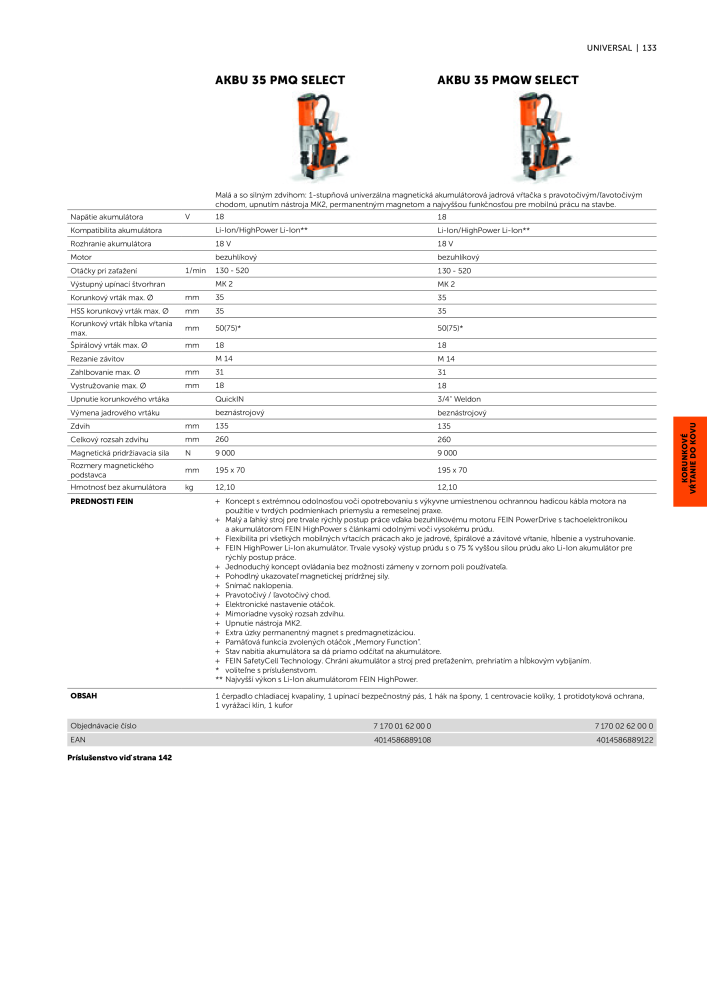 FEIN Katalóg elektrického náradia NEJ.: 20818 - Sida 135