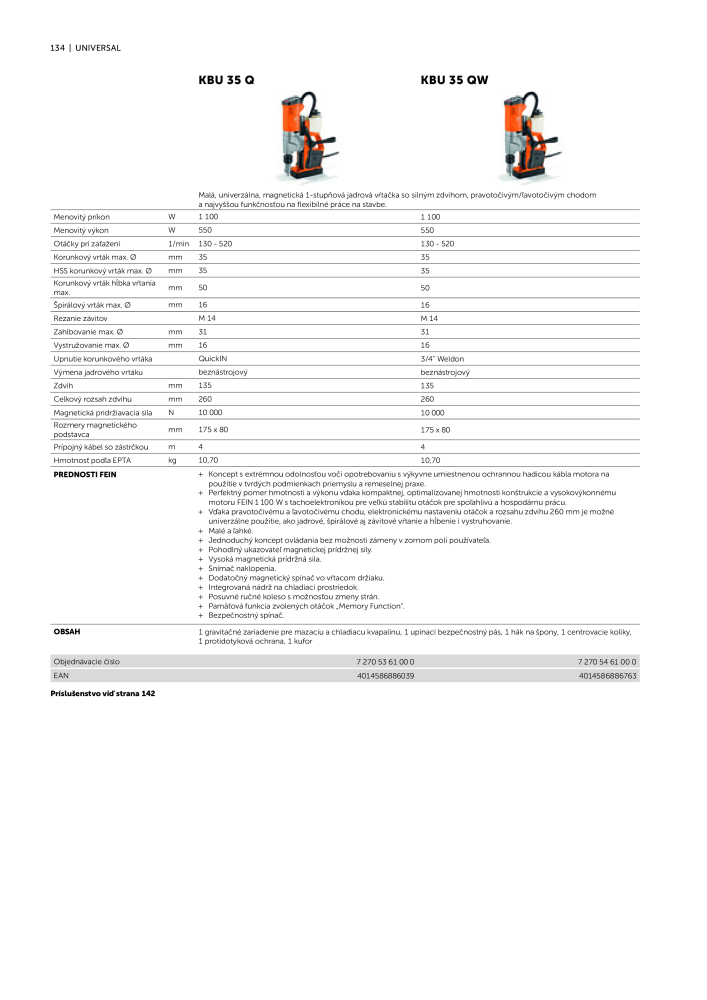 FEIN Katalóg elektrického náradia Č. 20818 - Strana 136