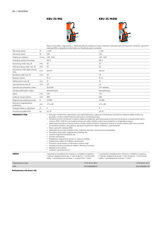 FEIN Katalóg elektrického náradia Č. 20818 - Strana 138