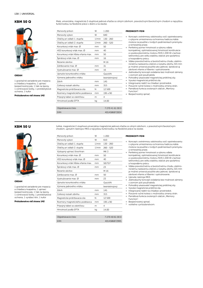 FEIN Katalóg elektrického náradia Č. 20818 - Strana 140