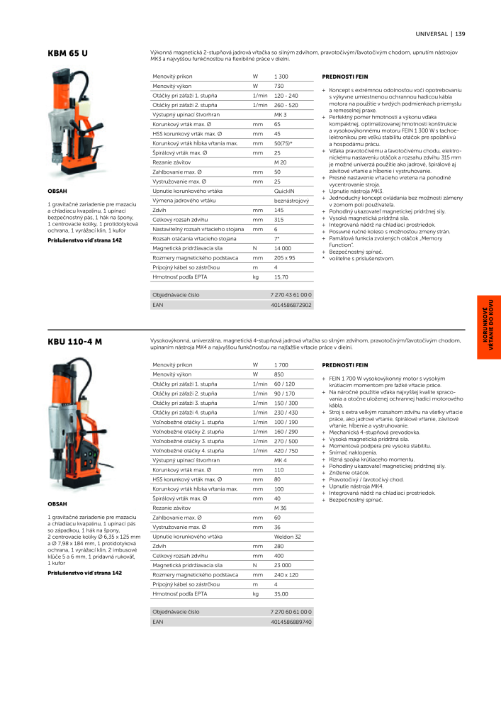 FEIN Katalóg elektrického náradia NR.: 20818 - Side 141