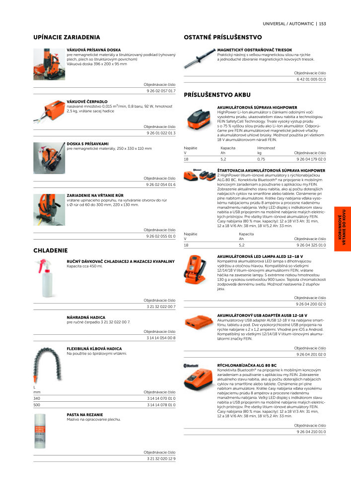 FEIN Katalóg elektrického náradia NR.: 20818 - Strona 155