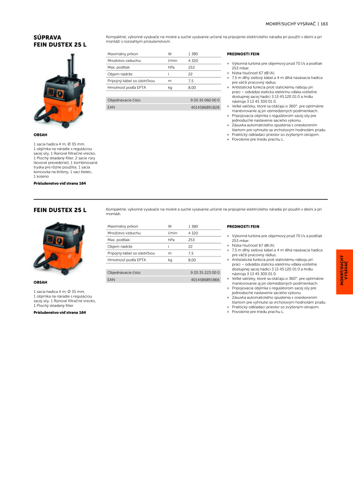 FEIN Katalóg elektrického náradia Nº: 20818 - Página 165