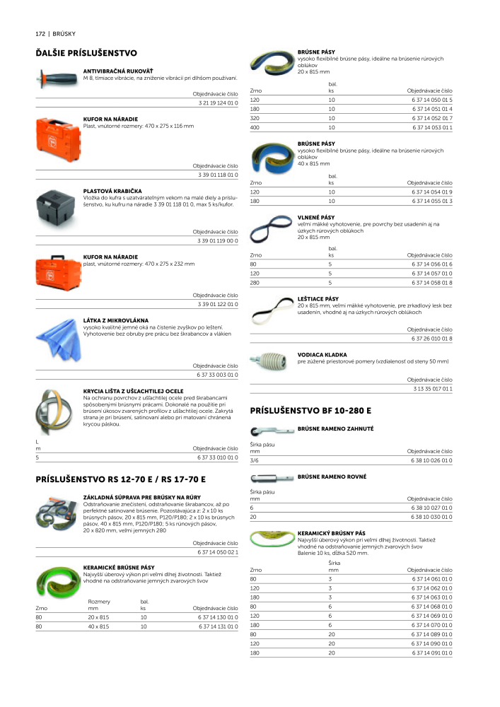 FEIN Katalóg elektrického náradia NR.: 20818 - Pagina 174