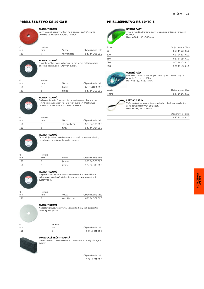 FEIN Katalóg elektrického náradia Č. 20818 - Strana 177