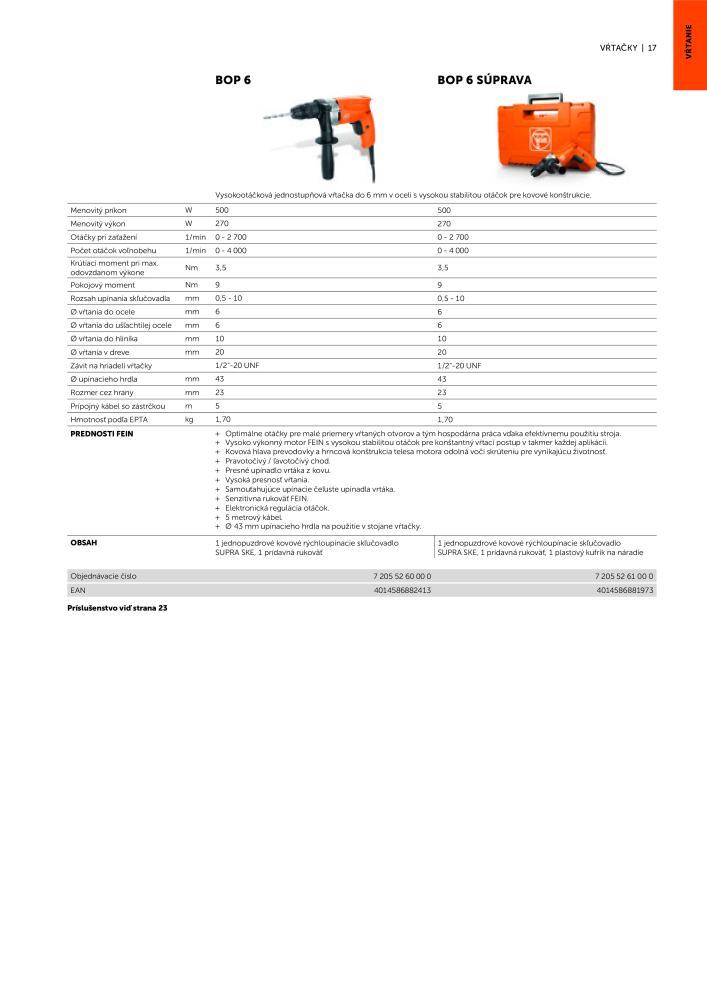 FEIN Katalóg elektrického náradia NR.: 20818 - Seite 19