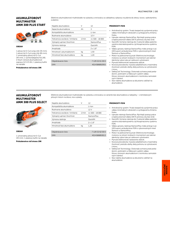 FEIN Katalóg elektrického náradia NO.: 20818 - Page 195