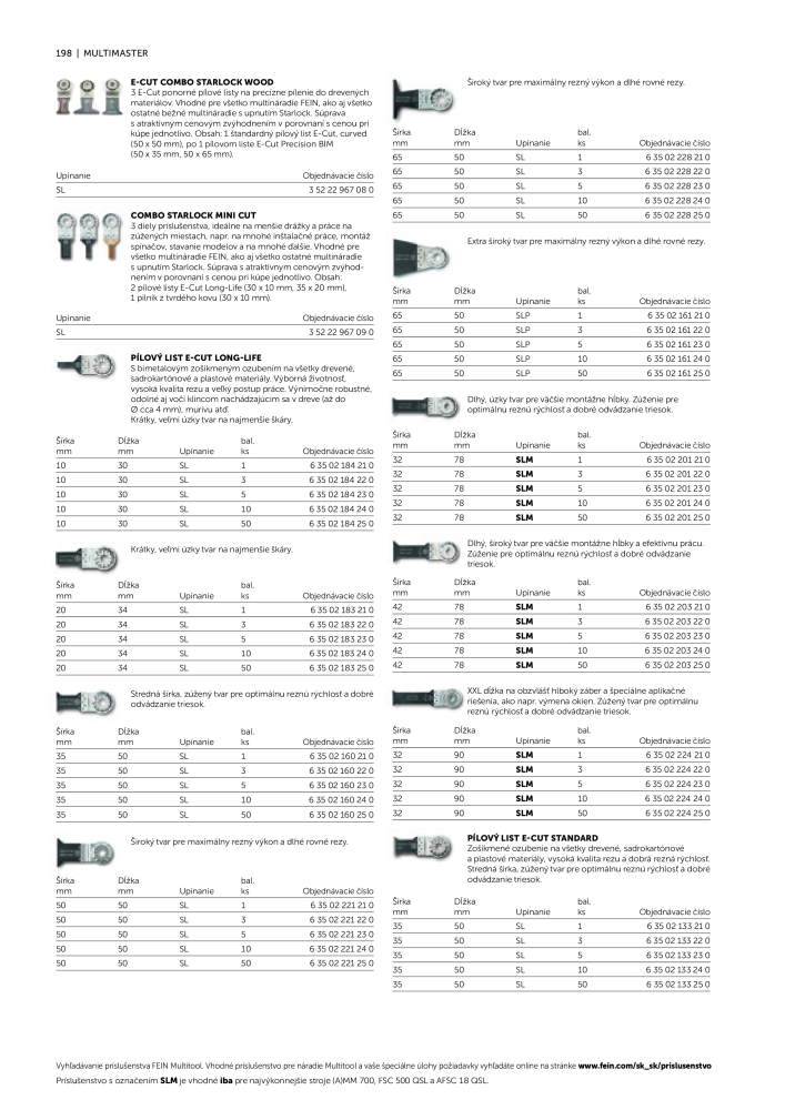 FEIN Katalóg elektrického náradia Č. 20818 - Strana 200