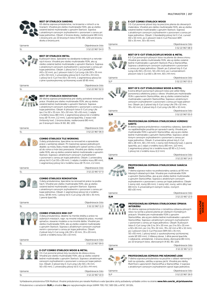 FEIN Katalóg elektrického náradia Nº: 20818 - Página 209