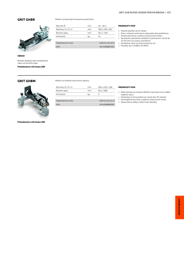 FEIN Katalóg elektrického náradia NO.: 20818 - Page 229