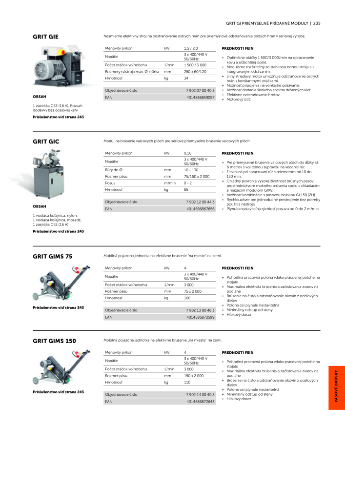 FEIN Katalóg elektrického náradia NR.: 20818 - Pagina 237