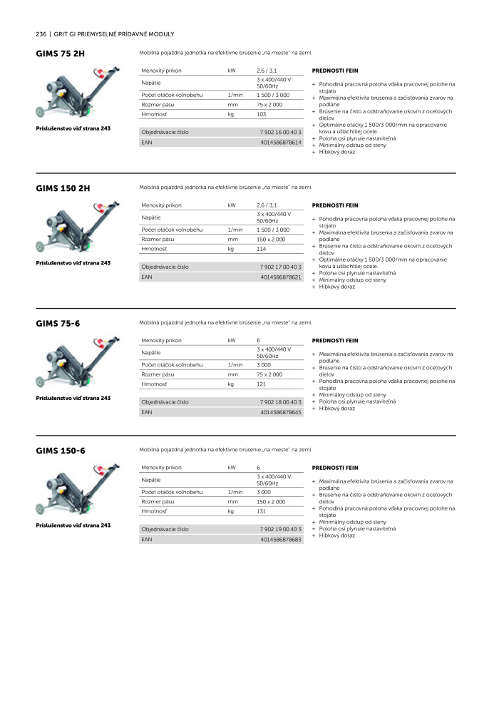 FEIN Katalóg elektrického náradia NR.: 20818 - Pagina 238