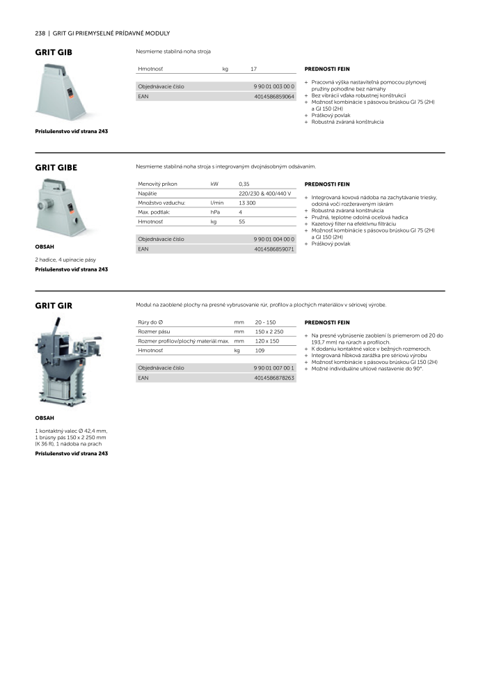 FEIN Katalóg elektrického náradia NR.: 20818 - Pagina 240