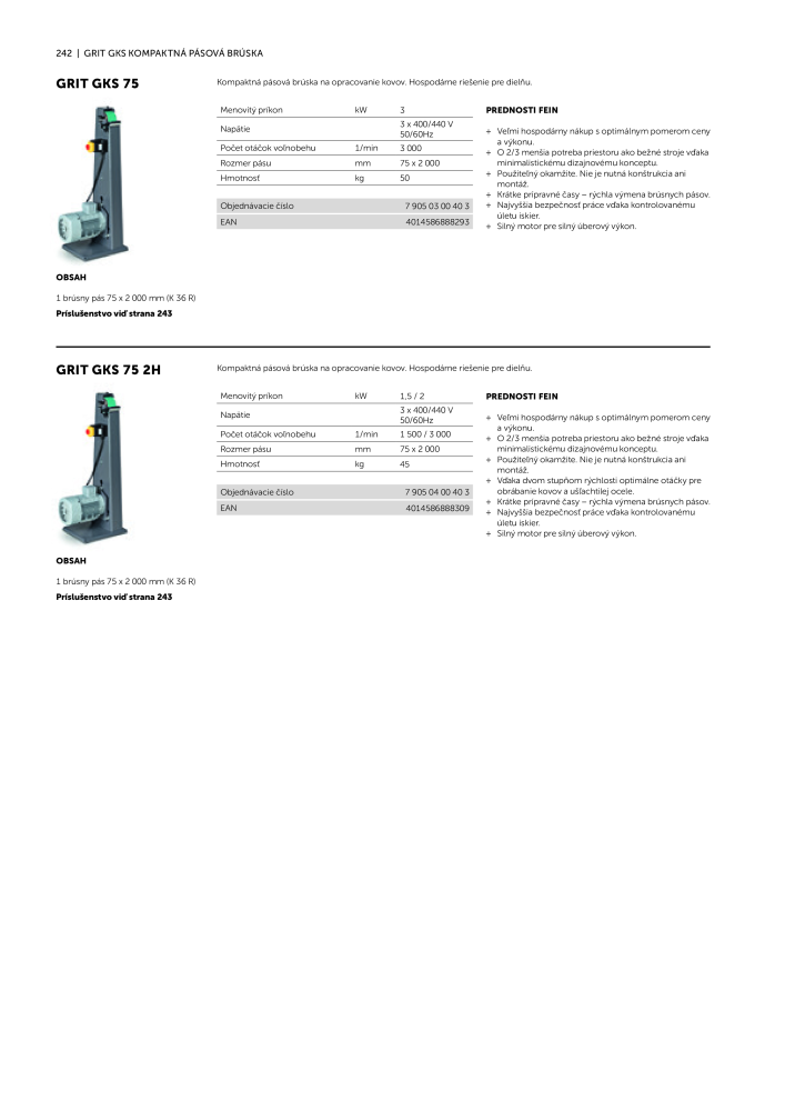 FEIN Katalóg elektrického náradia NR.: 20818 - Pagina 244