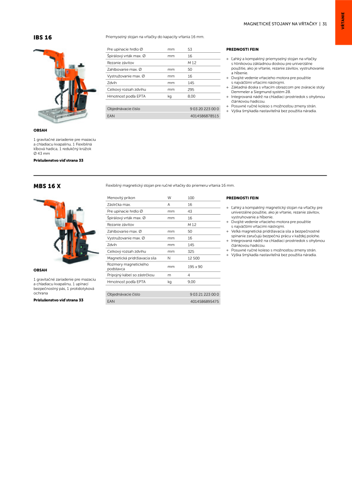 FEIN Katalóg elektrického náradia NR.: 20818 - Side 33