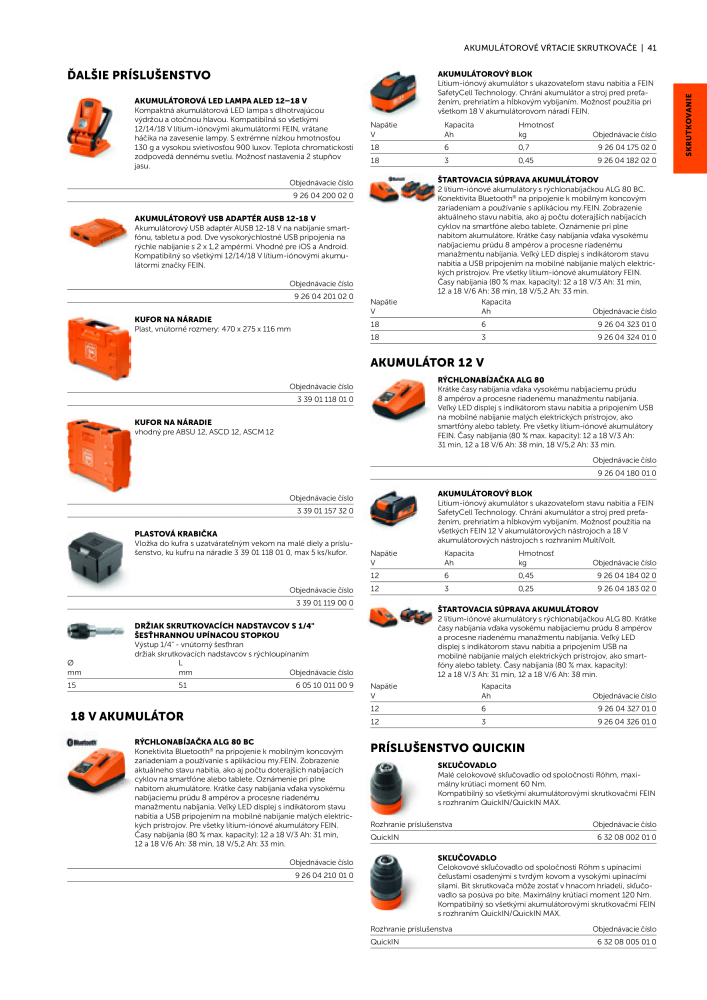 FEIN Katalóg elektrického náradia NR.: 20818 - Strona 43