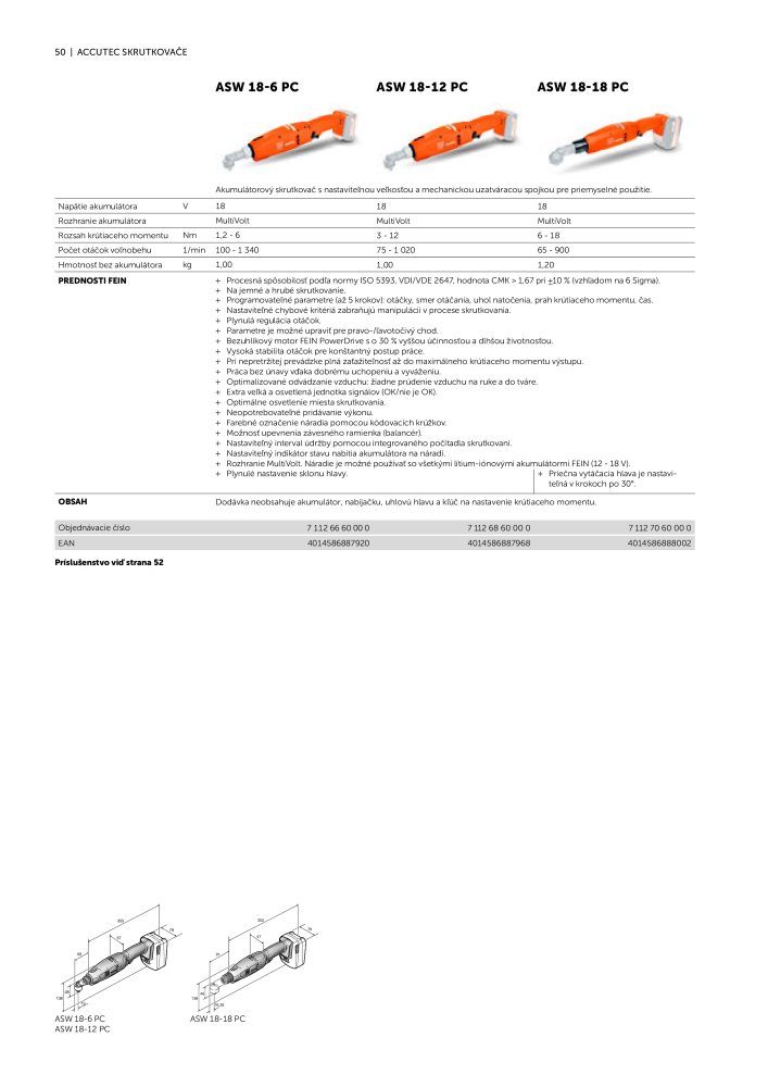 FEIN Katalóg elektrického náradia NR.: 20818 - Side 52