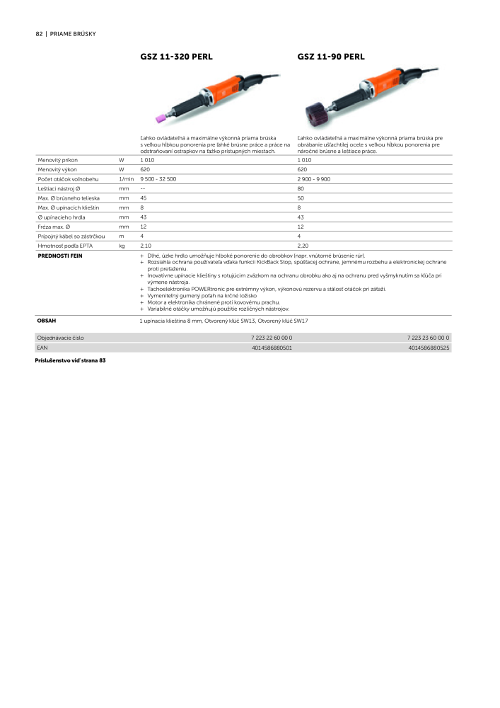 FEIN Katalóg elektrického náradia NEJ.: 20818 - Sida 84